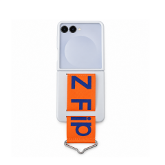Microcase Samsung Galaxy Z Flip 8 Parmak Tutuculu Kayış Askılı Plastik Kılıf - AL3007