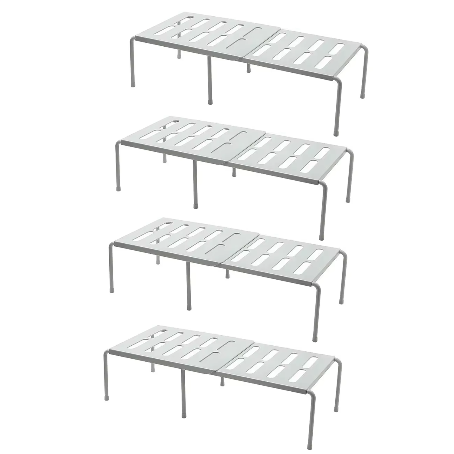 Microcase Çok Amaçlı Ayarlanabilir Ayakkabı Rafı Eşya Standı 15x24x36-69 CM 4 ADET AL5458