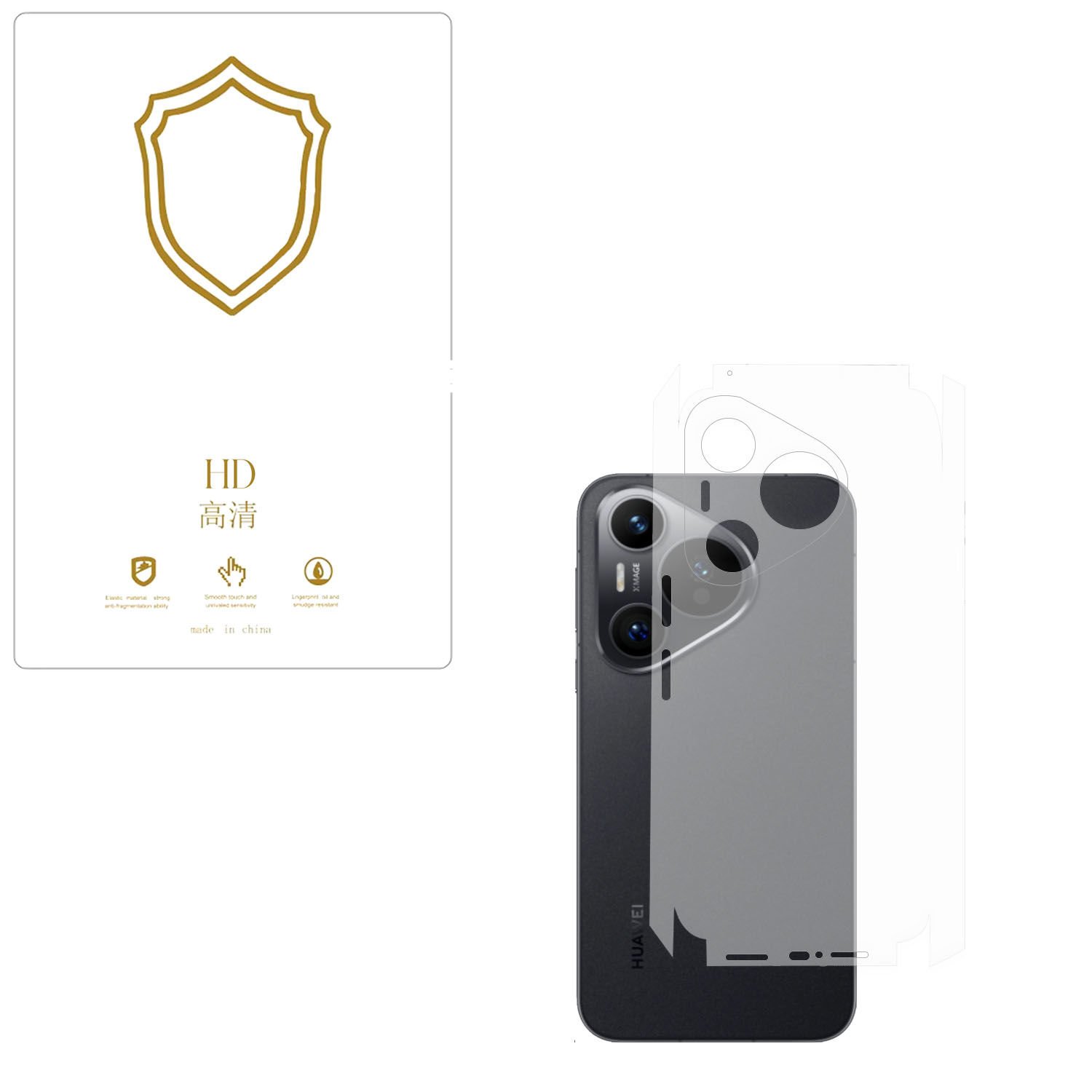 Microcase Huawei Pura 70   ile Uyumlu  Tpu Arka ve Yan  Nano Koruma- EKM115