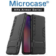 Xiaomi Mi 9 SE Alfa Armor Kılıf + Tam Kaplayan Cam