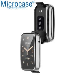 Microcase Xiaomi Mi Band 7 Pro Önü Kapalı Tasarım Silikon Kılıf - AL3173