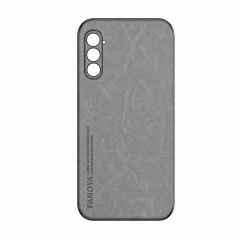 Microcase Samsung Galaxy S25 FE ile Uyumlu Luxury Leather Series Deri Desenli Plastik Koruma Kılıf - AL8125