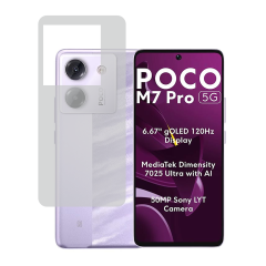 Microcase Xiaomi Redmi Poco M7 Pro 5G Full Arka Kaplama Koruma Filmi -AL3281