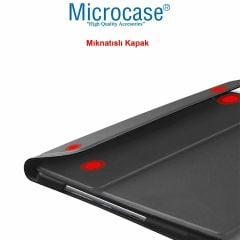 Microcase Honor Pad X8 10.1 inch Tablet ile Uyumlu Sleeve Serisi Mıknatıs Kapak Standlı Kılıf - Pembe AL3319