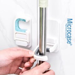 Microcase Yapışkanlı Kaymaz Süpürge Paspas Mop Havlu Eşya Tutucu -AL4799
