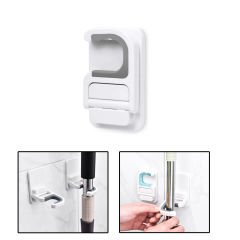 Microcase Yapışkanlı Kaymaz Süpürge Paspas Mop Havlu Eşya Tutucu -AL4799