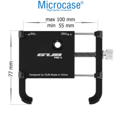 Microcase Pro 2 Alüminyum Ayarlanabilir Motosiklet Bisiklet Scooter Telefon Tutucu - AL5092