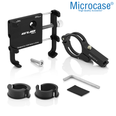 Microcase Pro 2 Alüminyum Ayarlanabilir Motosiklet Bisiklet Scooter Telefon Tutucu - AL5092