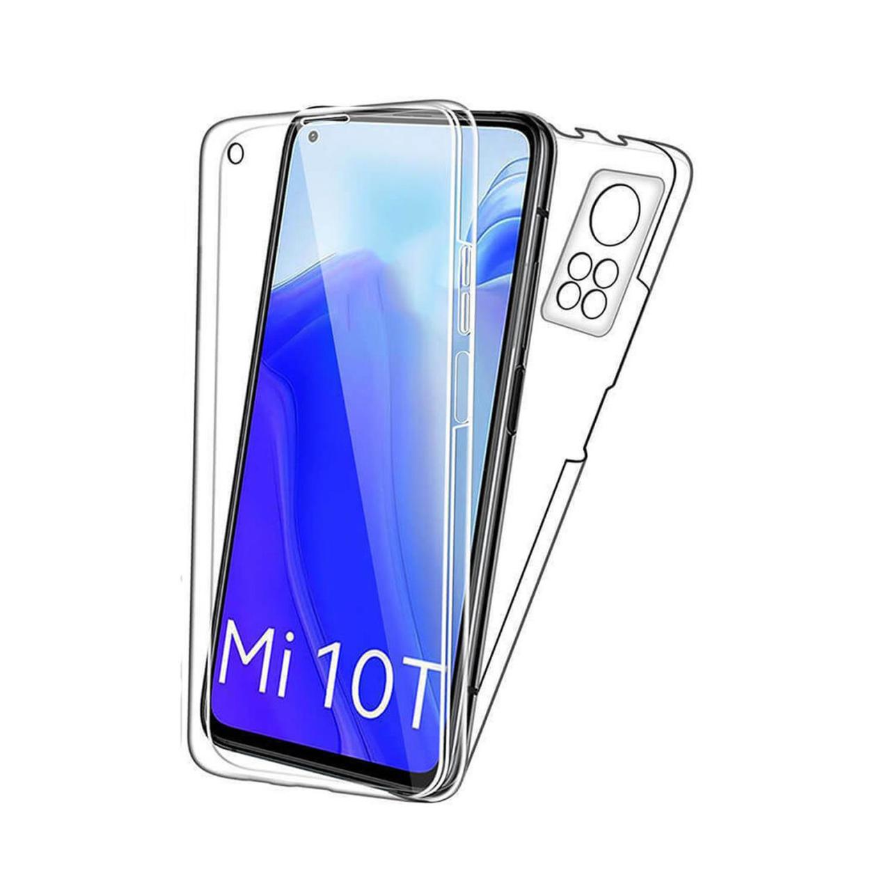 Microcase Xiaomi Mi 10T Pro 360 Tpu Serisi Ön Arka Full Cover Şeffaf Kılıf