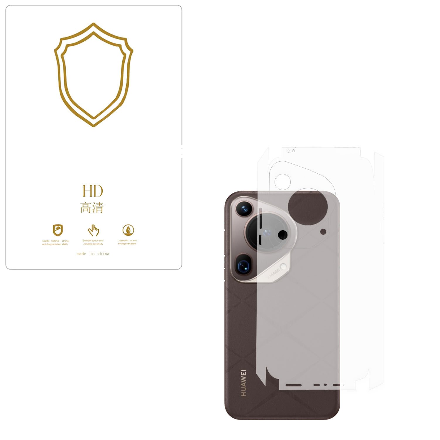 Microcase Huawei Pura 70 Ultra ile Uyumlu  Tpu Arka ve Yan  Nano Koruma- EKM115