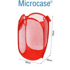 Microcase Çok Amaçlı Katlanabilir File Çamaşır Sepeti - AL4699
