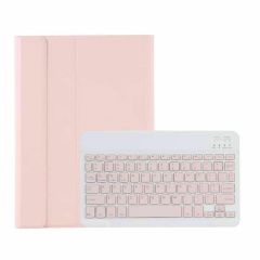 Microcase Honor Pad X8 10.1 inch  Tablet ile uyumlu Bluetooth Klavyeli Standlı Kılıf - BKK4 Pembe