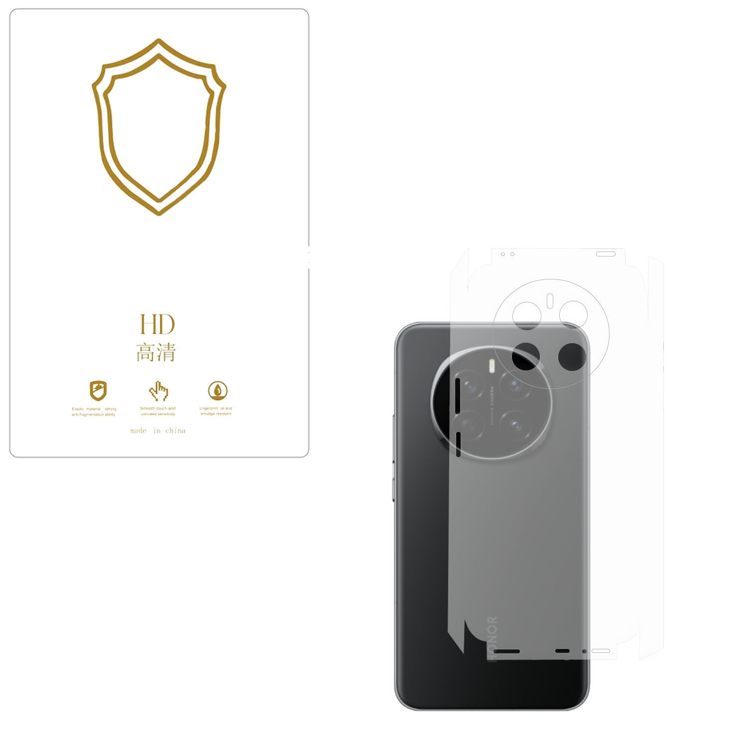 Microcase Honor Magic 7  ile Uyumlu  Tpu Arka ve Yan  Nano Koruma- EKM115
