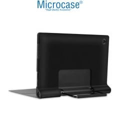 Microcase Yoga Tab 11 YT-J706F 11'' Delüx Leather Standlı Kılıf - Siyah