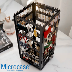 Microcase 360 Derece Döner Başlıklı Takı Aksesuar Organizer Standı AL5459