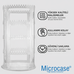 Microcase 360 Derece Döner Başlıklı Takı Aksesuar Organizer Standı AL5459