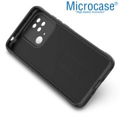 Microcase Xiaomi Redmi 10C Miami Serisi Darbeye Dayanıklı Silikon Kılıf - Siyah