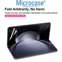 Microcase Google Pixel Fold Hydrogel Esnek Ön Arka Koruma Filmi - AL3426