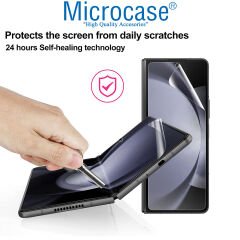 Microcase Google Pixel Fold Hydrogel Esnek Ön Arka Koruma Filmi - AL3426