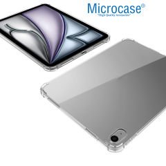 Microcase Apple iPad Air 11 2024 Anti Shock Series Silikon Tpu Soft Kılıf - Şeffaf AL3308