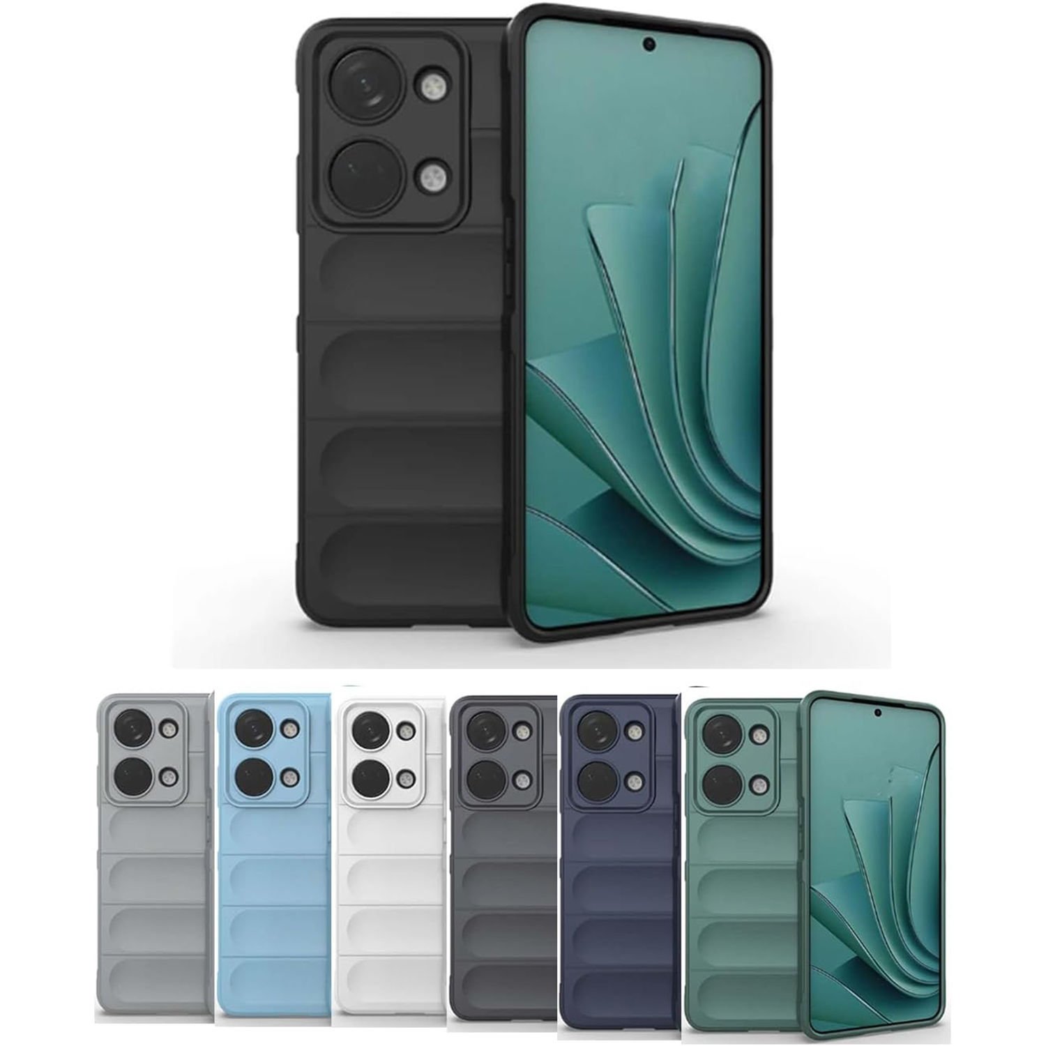 Microcase OnePlus Nord 3 5G Miami Serisi Darbeye Dayanıklı Silikon Kılıf - AL3420