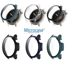 Microcase Amazfit Balance Ekran Korumalı Sert Rubber Kılıf - AL3173