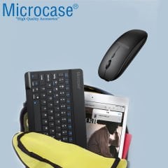 Microcase Tablet ve Telefonlar için Türkçe Q Bluetooth Klavye ve Mouse Set - AL3476