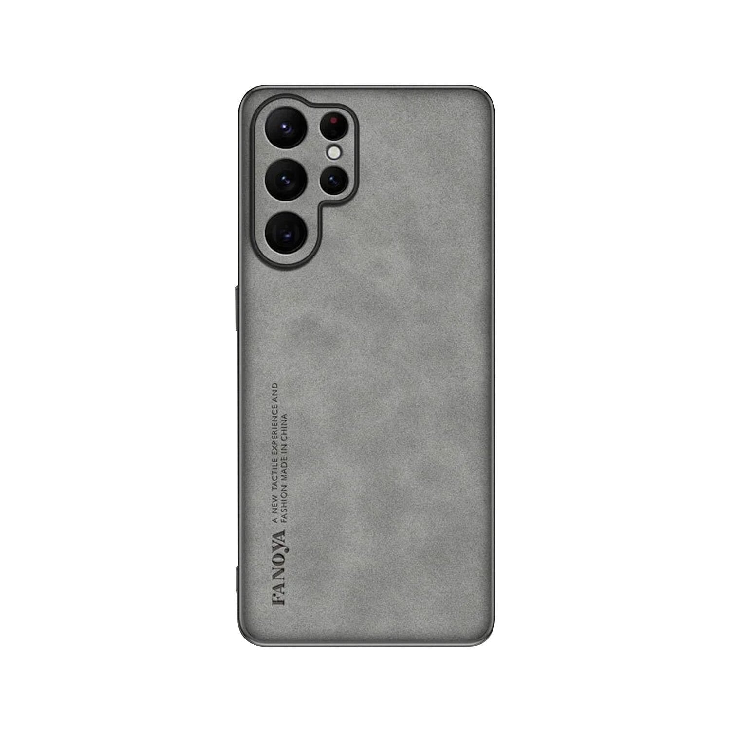 Microcase Samsung Galaxy S26 Ultra ile Uyumlu Luxury Leather Series Deri Desenli Plastik Koruma Kılıf - AL8125