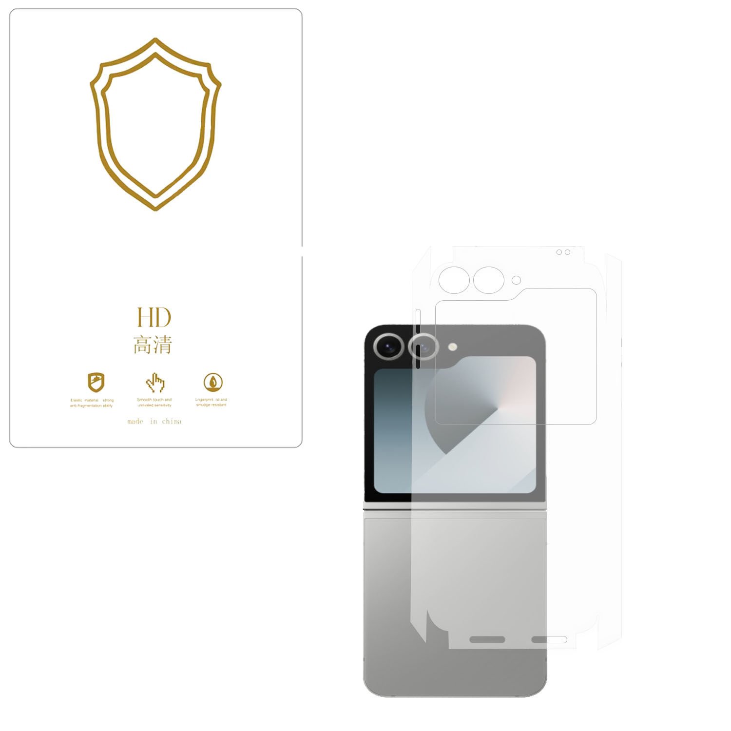 Microcase Samsung Galaxy Z Flip 6 / Z Flip 7 FE ile Uyumlu  Tpu Arka ve Yan  Nano Koruma- EKM115