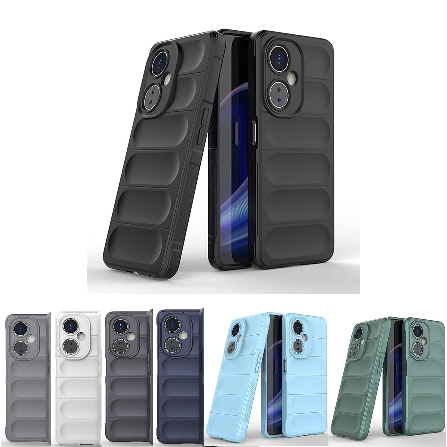 Microcase OnePlus Nord CE 3 Lite Miami Serisi Darbeye Dayanıklı Silikon Kılıf - AL3420