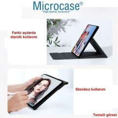 Microcase Huawei Matepad 11.5 2026 ile uyumlu Tablet Sleeve Serisi Mıknatıs Kapak Standlı Kılıf-AL3319