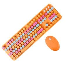 Microcase Mofii Sweet Serisi Renkli Kablosuz Klavye Mouse Set Türkçe AL4259