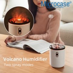 Microcase Fonksiyonlu Led Işıklı Saat Ayarlı Buhar Makinesi Hava Nemlendirici - AL5168
