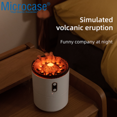 Microcase Fonksiyonlu Led Işıklı Saat Ayarlı Buhar Makinesi Hava Nemlendirici - AL5168