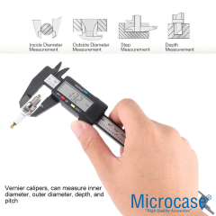 Microcase Dijital Ekranlı Pilli 150mm Hassas Kumpas - AL5169