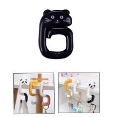 Microcase Sevimli Hayvan Figürlü Katlanabilir Kanca Askı - AL4705 1 Adet