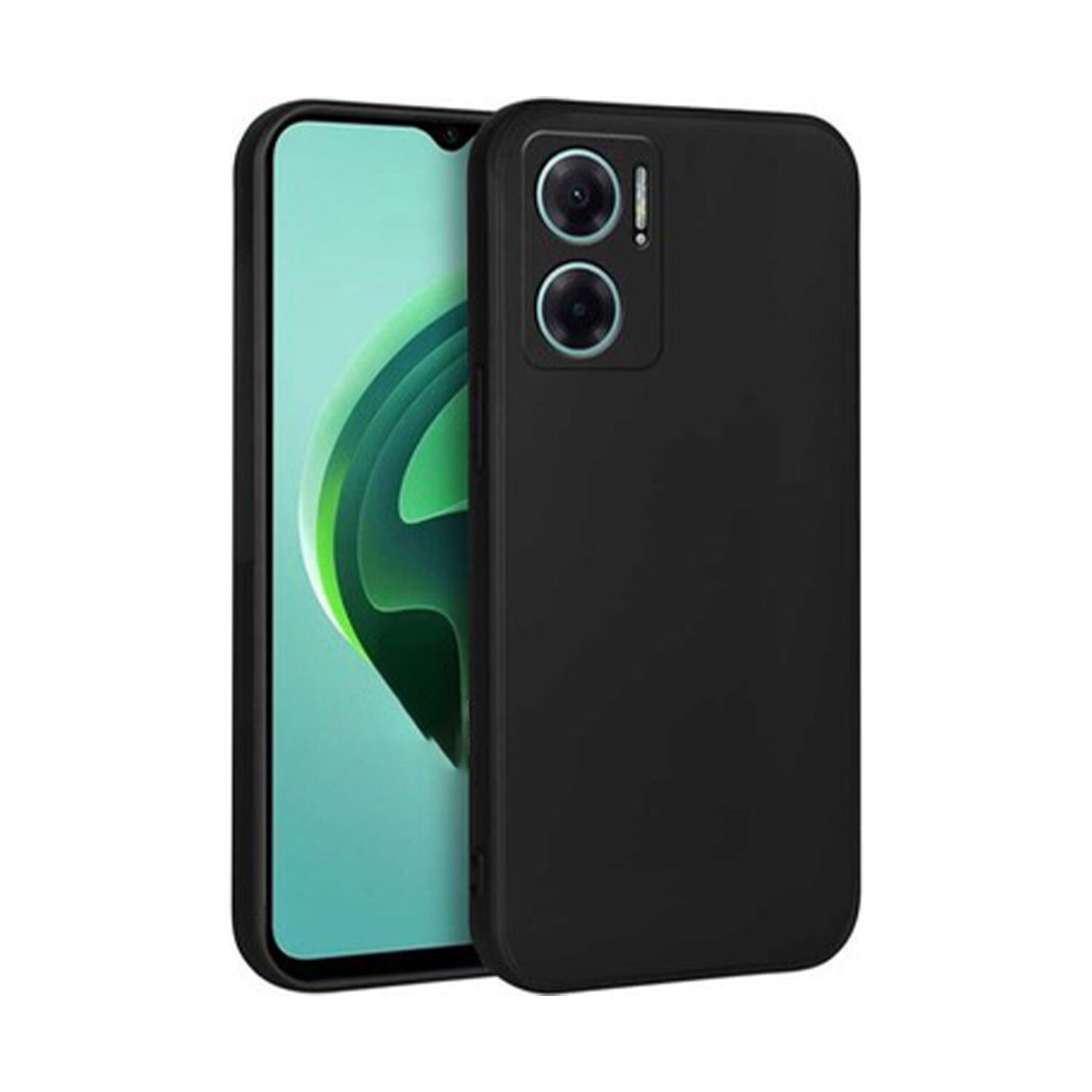 Microcase Xiaomi Redmi Note 11E Elektrocase Serisi Silikon Kılıf - Siyah AL3340