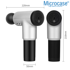 Microcase 6 Kademeli Titreşimli 4 Başlıklı Sporcu Masaj Aleti Masaj Tabancası - AL5170
