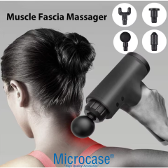 Microcase 6 Kademeli Titreşimli 4 Başlıklı Sporcu Masaj Aleti Masaj Tabancası - AL5170