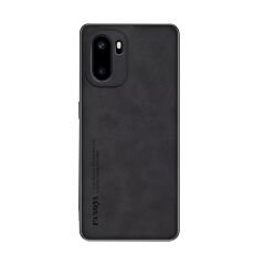 Microcase OnePlus 15R / ACE 6 ile Uyumlu Luxury Leather Series Deri Desenli Plastik Koruma Kılıf - AL8125