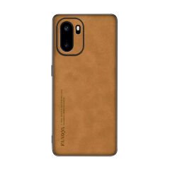 Microcase OnePlus 15R / ACE 6 ile Uyumlu Luxury Leather Series Deri Desenli Plastik Koruma Kılıf - AL8125
