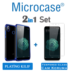 Microcase Xiaomi Mi A2-Mi 6X Plating SeriesSoft Silikon Kılıf+CAM