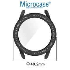 Microcase Xiaomi Watch S3  Önü Kapalı Silikon Kılıf - AL3173