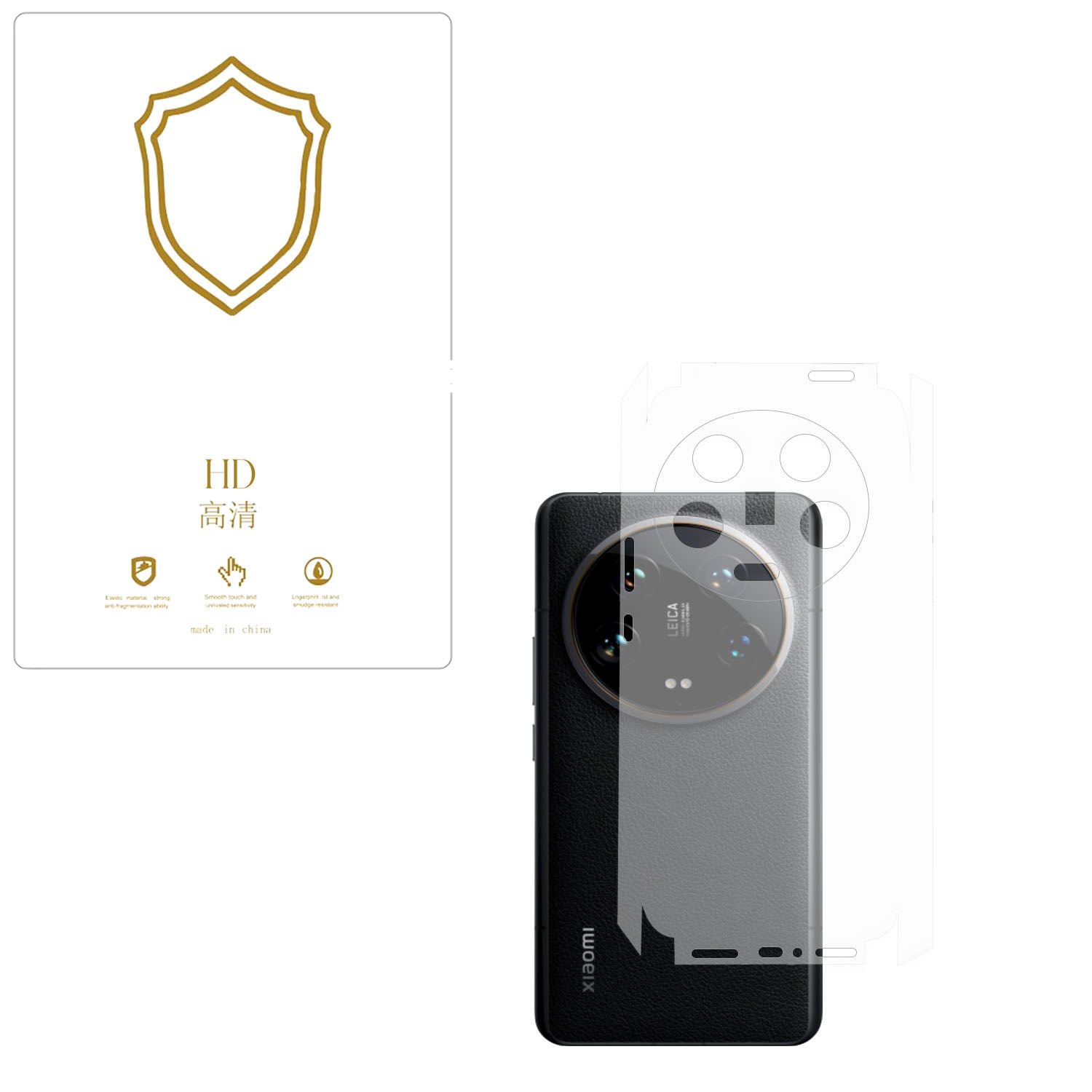 Microcase  Xiaomi 14 Ultra  ile Uyumlu  Tpu Arka ve Yan  Nano Koruma- EKM115