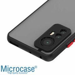 Microcase Xiaomi Redmi Note 12S 4G London Serisi Darbeye Dayanıklı Kılıf - Siyah AL3415