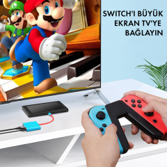 Microcase Switch Uyumlu 3'ü 1 Arada USB-C Dönüştürücü Adaptör-AL5809