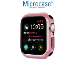 Microcase Apple Watch 7 45 mm Önü Açık Tasarım Parlak Silikon Kılıf