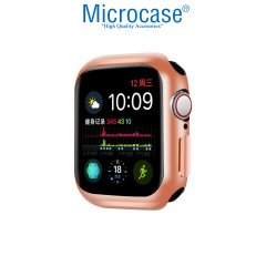 Microcase Apple Watch 7 45 mm Önü Açık Tasarım Parlak Silikon Kılıf
