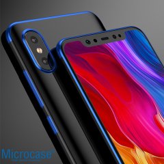 Microcase Xiaomi Mi 8 Plating Series Soft Silikon Kılıf + CAM