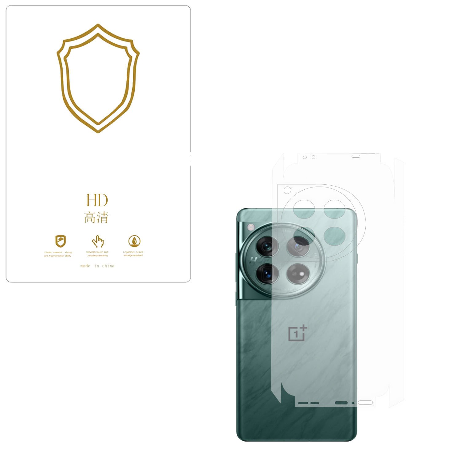 Microcase  Oneplus 12 5G  ile Uyumlu  Tpu Arka ve Yan  Nano Koruma- EKM115